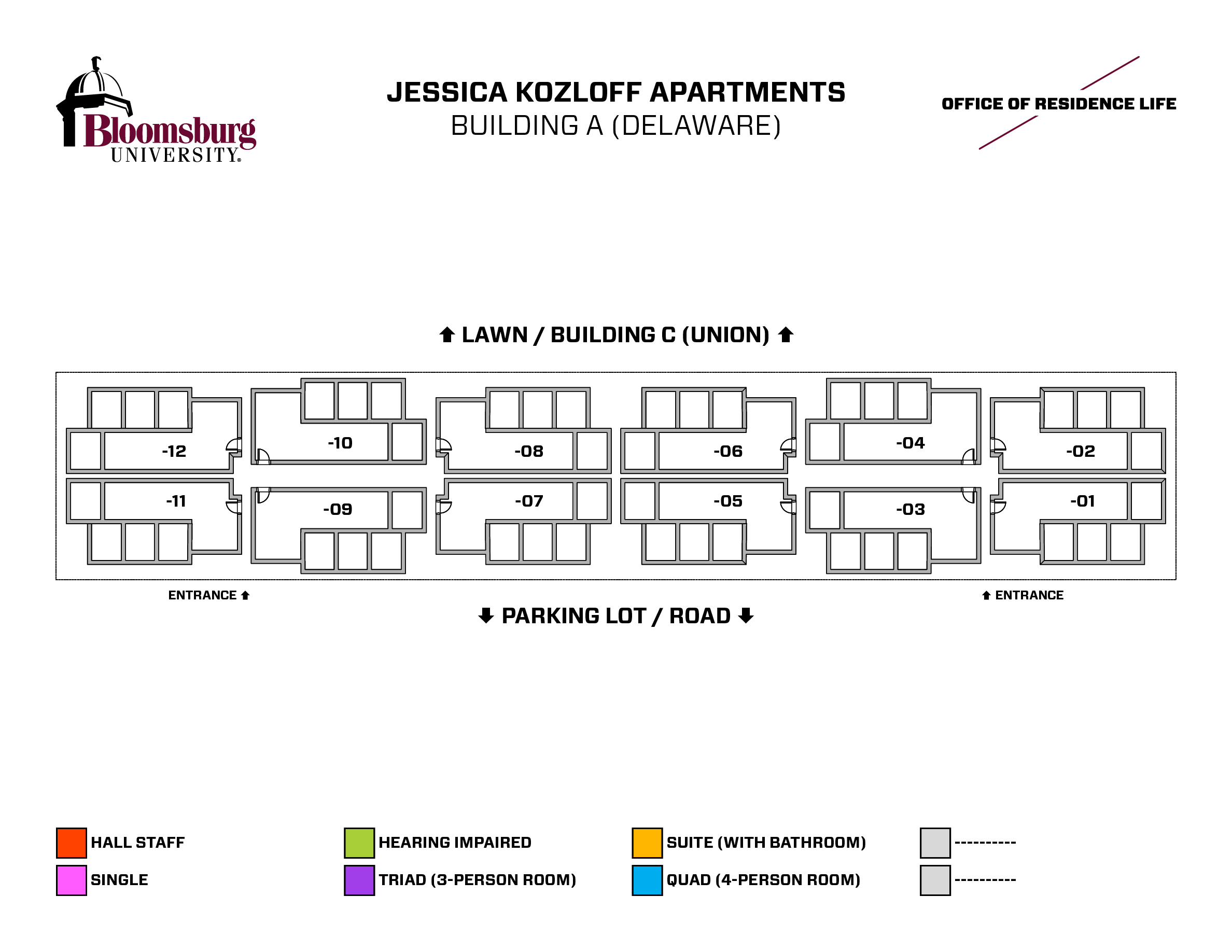 Residence Life Bloomsburg University
